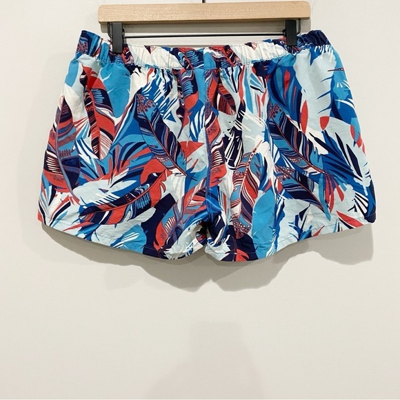 PATAGONIA Barely Baggies Shorts 2.5” Inseam Wild Paradise Catalyst Blue Size XL - Picture 4 of 9